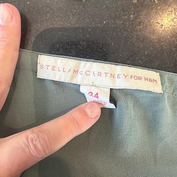 Stella mccartneyx HM green silk top - Picture 7 of 7
